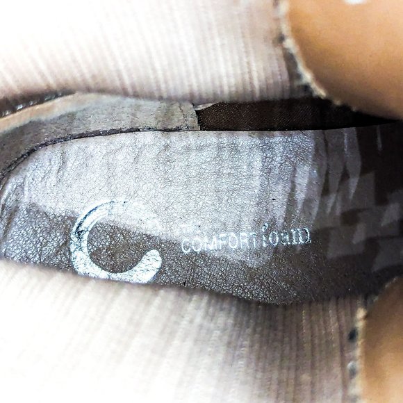 Journee Collection Women Tru Comfort Beige Vegan Leather Combat Boots size 12 - Picture 6 of 12